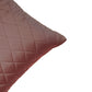 Diamond Quilted | Solid | Rose Pink | 100% Polyester | 16 Inch x 16 Inch | Cushion Cover