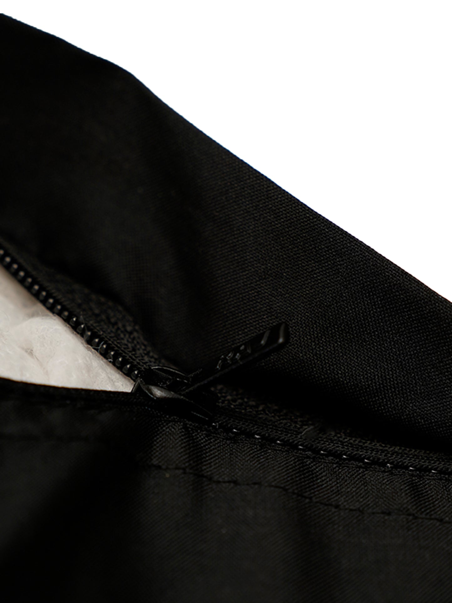 Embroidered Golden Motif | Pitch Black Cushion Cover | Standard 16 Inch x 16 Inch | Durable Polyester Fabric