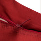 Embroidered Golden Motif | Classy Red Cushion Cover | Standard 16 Inch x 16 Inch | Durable Polyester Fabric