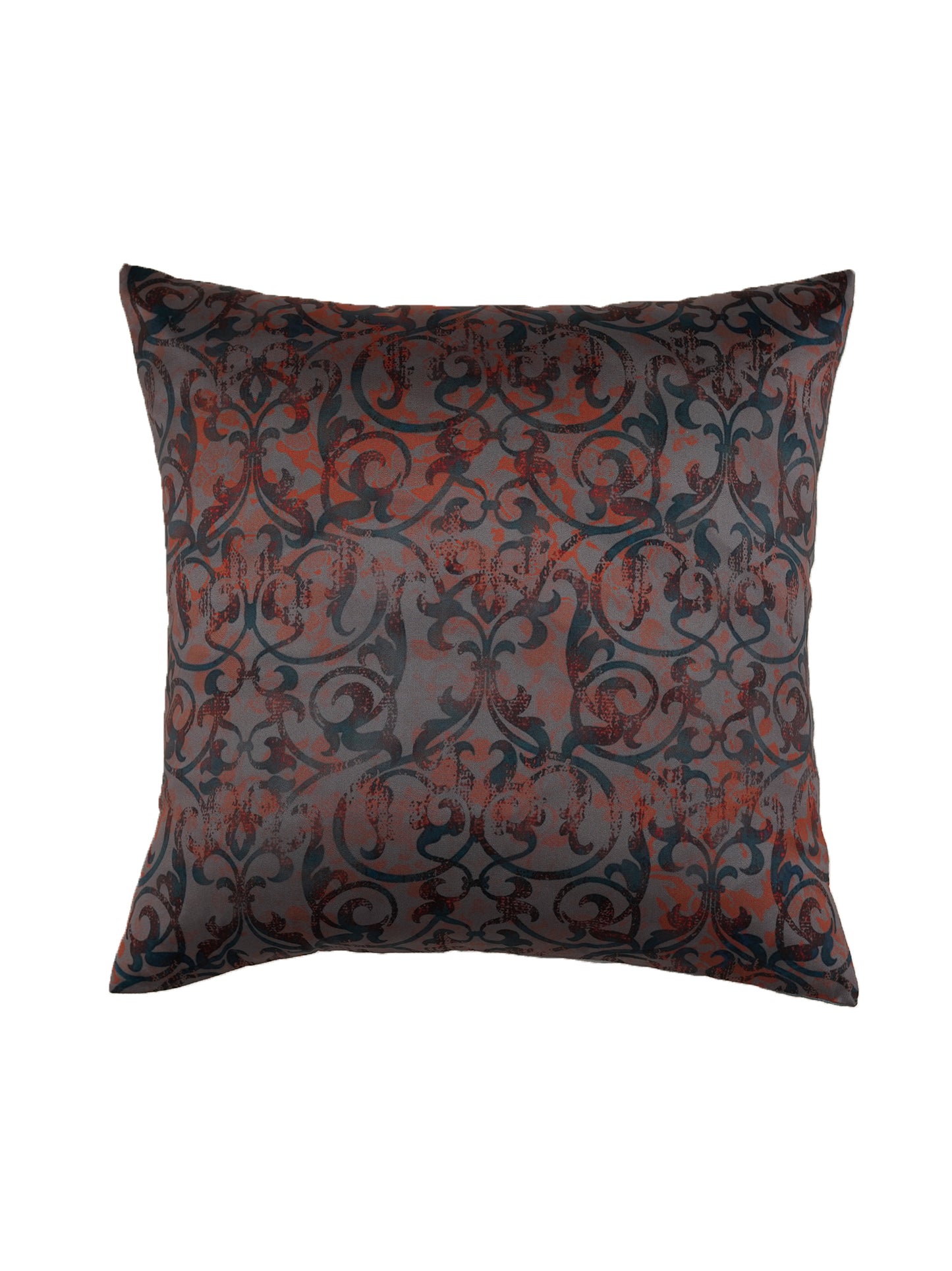 Cushion Cover Poly Canvas Modern Damask Multi - 16" X 16"