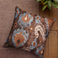 Cushion Covers Set Of 3 Polycanvas Printed Watercolor Ikat 2 Multi- 16" X 16"