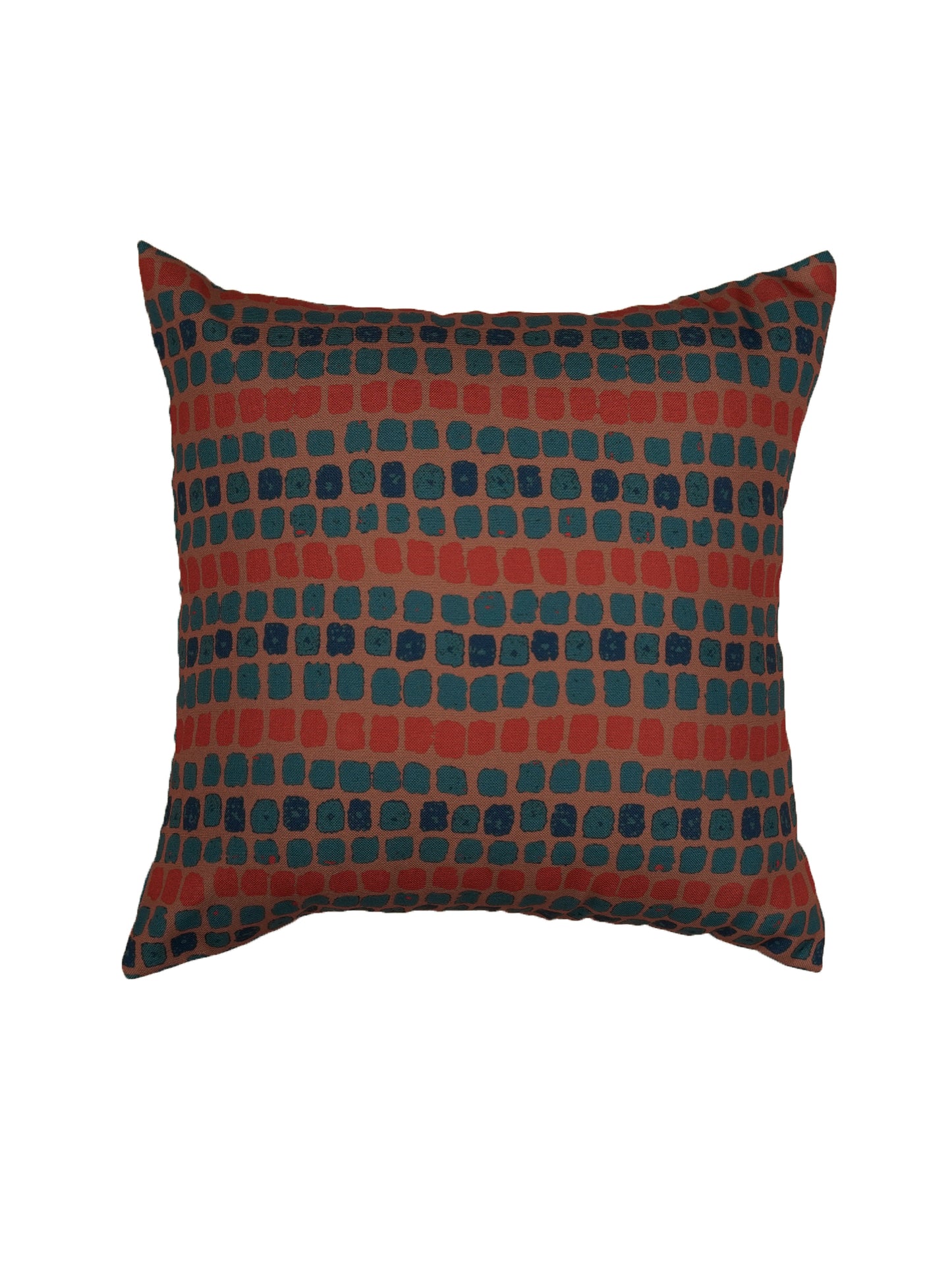 Cushion Covers Set Of 3 Polycanvas Printed Tribal Forest Multi- 16" X 16"