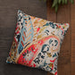 Cushion Covers Set of 3 Polycanvas Printed Paisley Multi- 16" X 16"