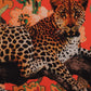 Cushion Covers Set Of 3 Polycanvas Printed Tribal Forest Multi- 16" X 16"