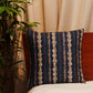 Cushion Covers Set Of 3 Polycanvas Printed Earthy tone modern Ikat Mult - 16" X 16"