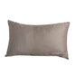 Grey Animal Print Quilted Poly-Canvas Cushion Cover 12x20 | Lumbar Pillow Cover for Sofas & Beds