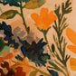 Cushion Cover Printed Poly Canvas Watercolor Florals Beige - 16"x16"