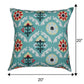 Eurosham Cushion Cover with Motif Print - Polycanvas | Light Green - 20x20in
