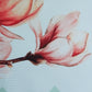 Digital Printed Cushion Cover Floral Green & Pink - 16" X 16" Inch