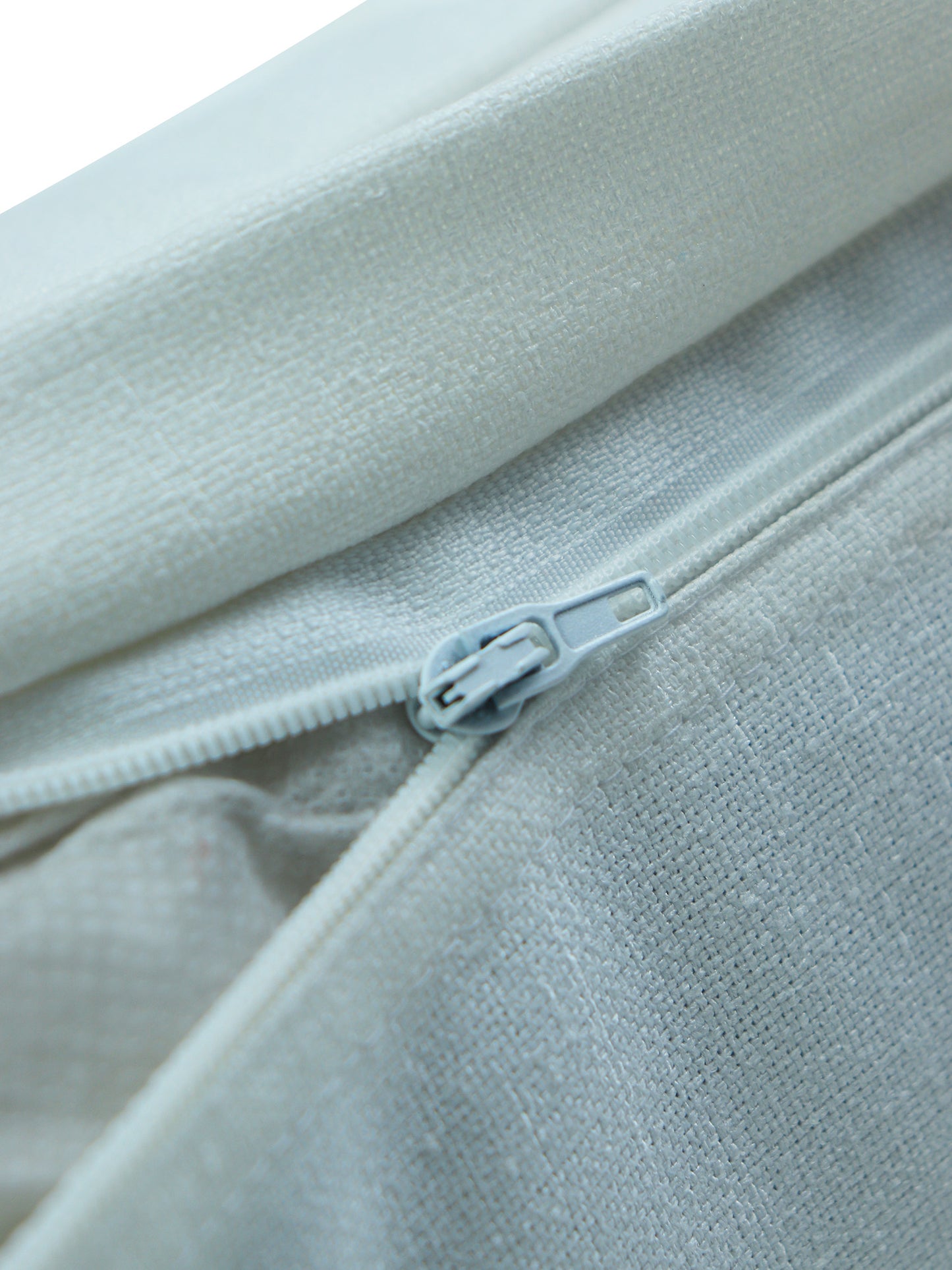 Textured Quilted Cotton Cushion Cover | 12 Inch x 22 Inch | White