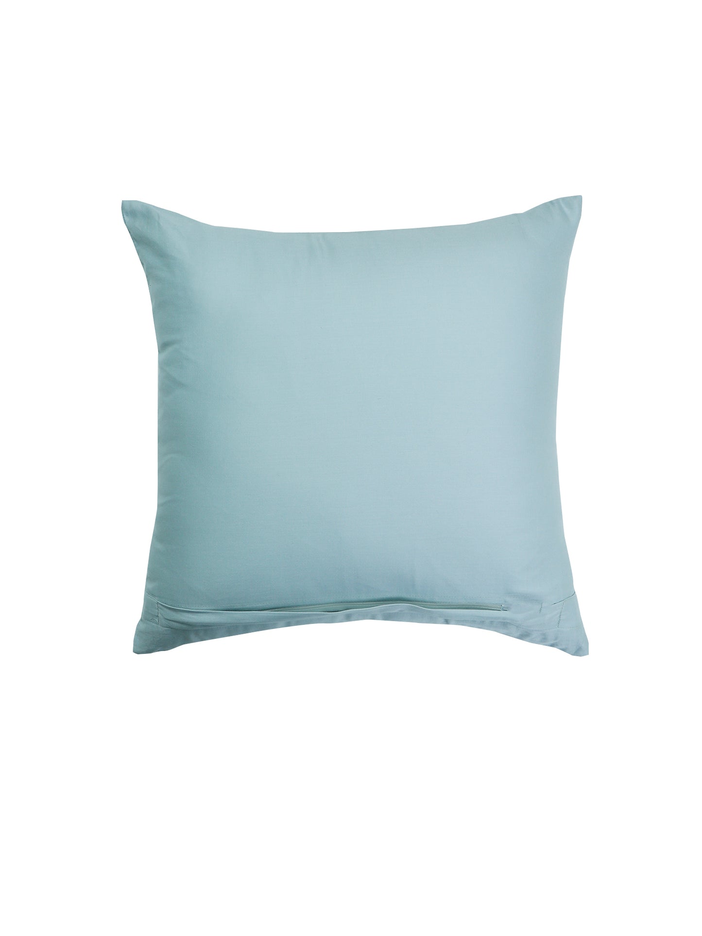 Cushion Cover Cotton Pleated Light Blue - 16"X16"