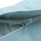 Cushion Cover Cotton Pleated Light Blue - 16"X16"