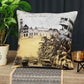 Cushion Cover Poly Canvas Digital print Multi | 16"X16" Inch