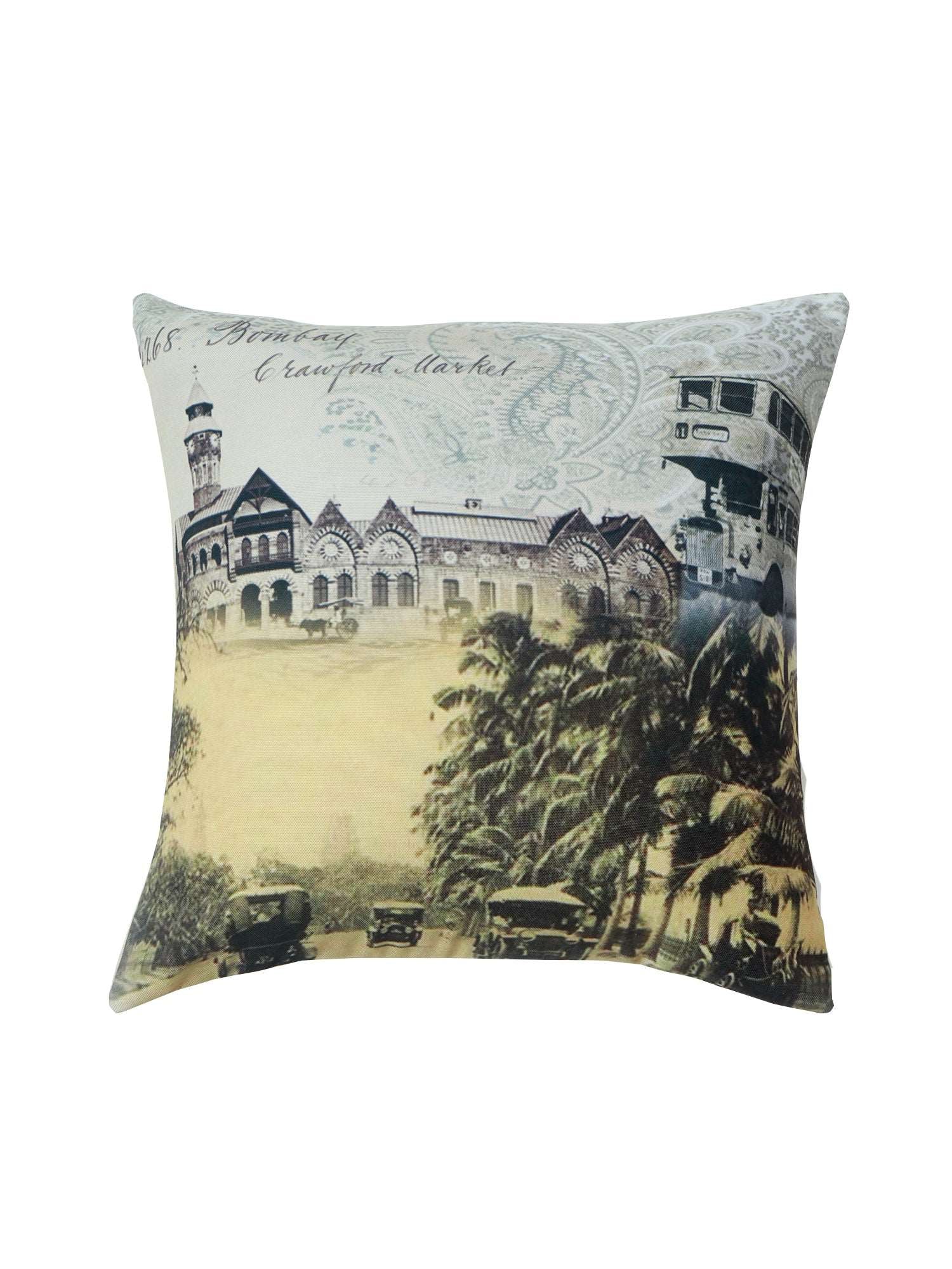 Cushion Cover Poly Canvas Digital print Multi - 16"X16"