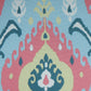 Cushion Cover with Motif Printed - Poly-Canvas | Blue - 16x16 inch