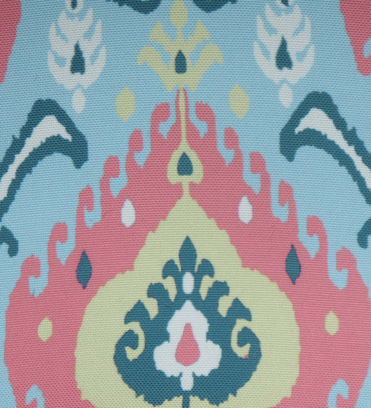 Cushion Cover with Motif Printed - Poly-Canvas | Blue - 16x16 inch