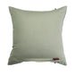 Fray Technique Cotton Cushion Cover | 16 Inch x 16 Inch | Brown & White