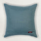 Embroidered Printed Cushion Cover 12 Inch x 12 Inch | Blue