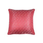 Cushion Cover for Sofa, Bed Varanasi Silk Paisely with Cord Piping | Pink - 16x16in(40x40cm) (Pack of 1)