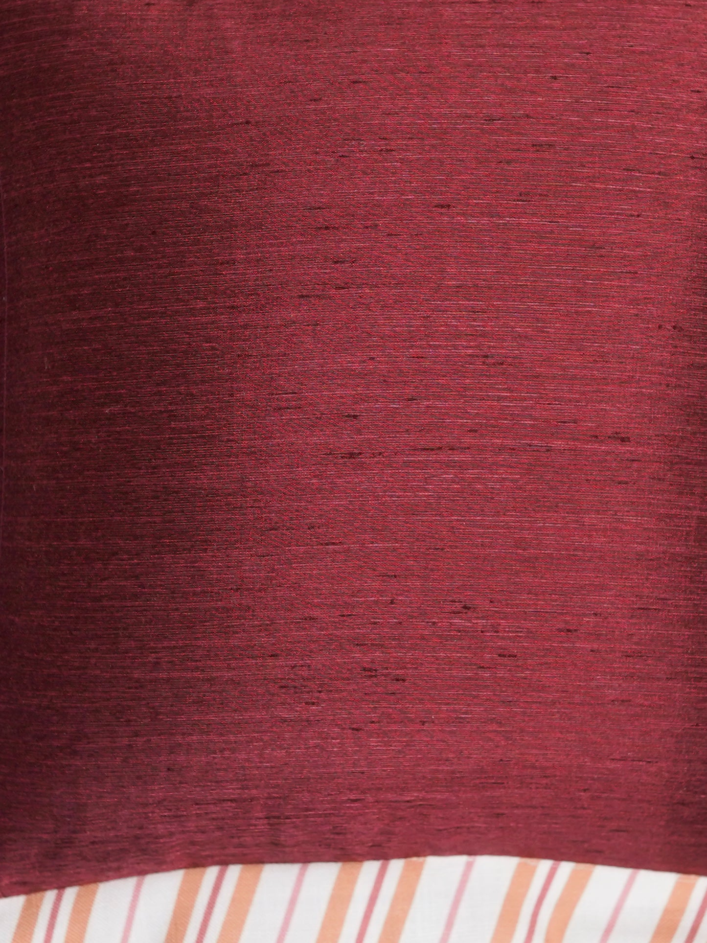 Flange Cushion Cover | Deep Red | 16 Inch x 16 Inch