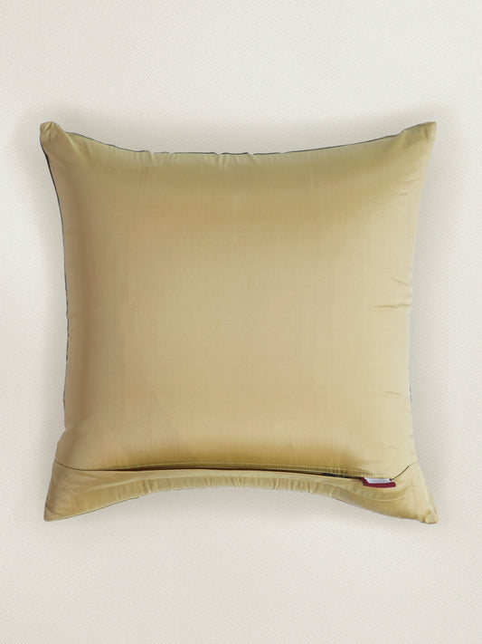 Patchwork Cushion Cover 16 Inch x 16 Inch | Blue