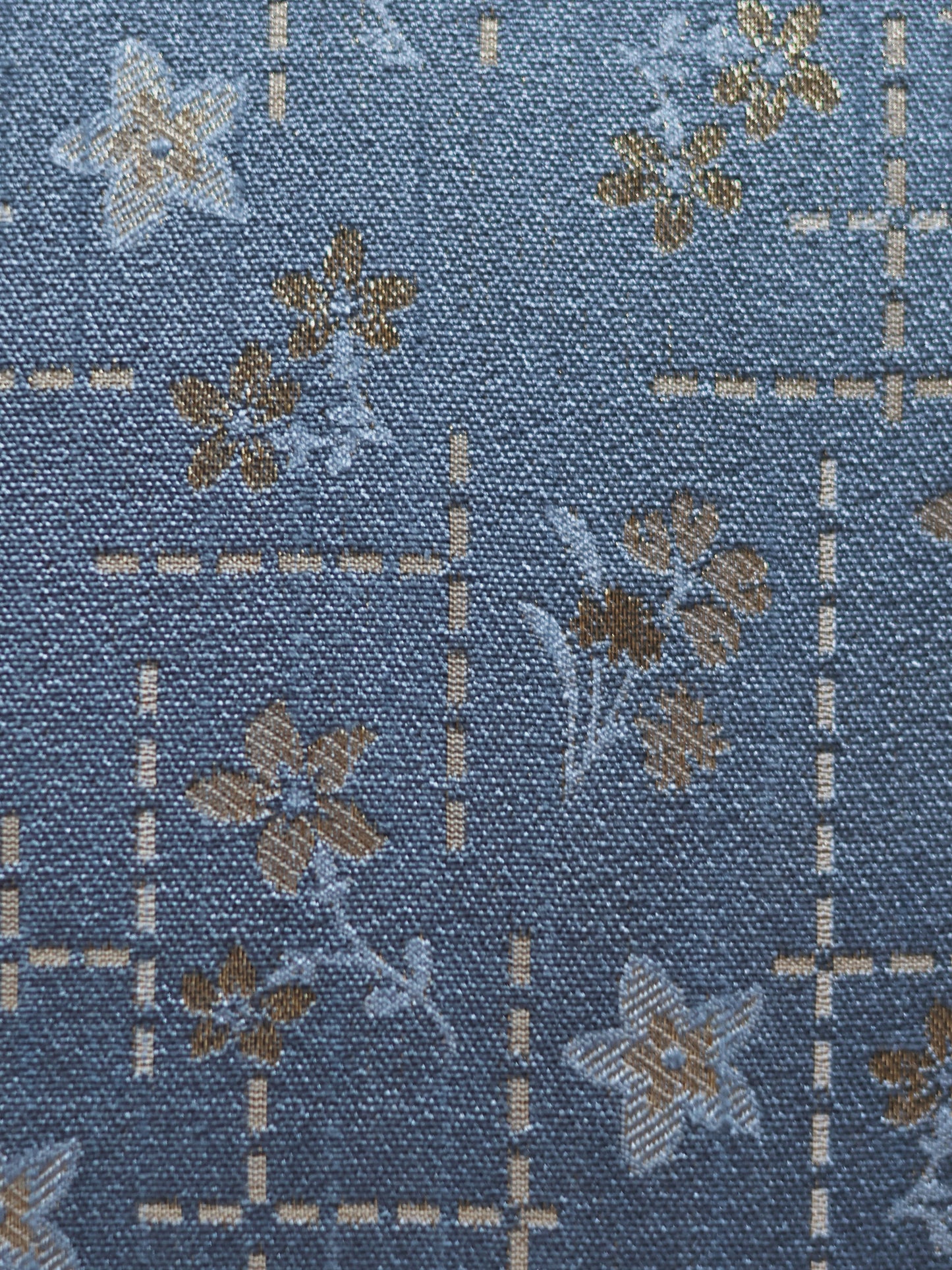 Patchwork Cushion Cover 16 Inch x 16 Inch | Blue