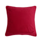 Solid Pink | Cord Piping | Velvet | 20 Inch x 20 Inch | Square Cushion Cover