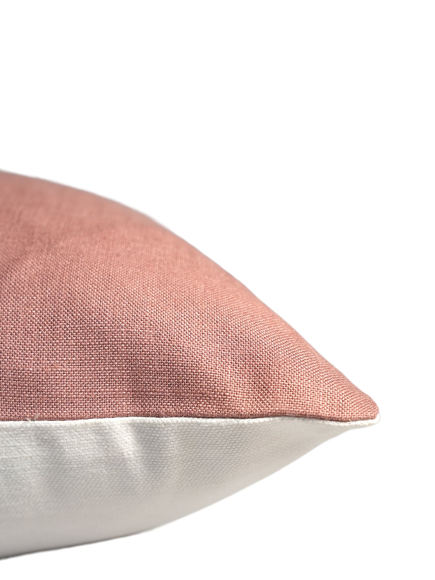 Cushion Cover Cotton Blend Floral Towel Embroidery with Patchwork Dark Coral - 16 X 16In