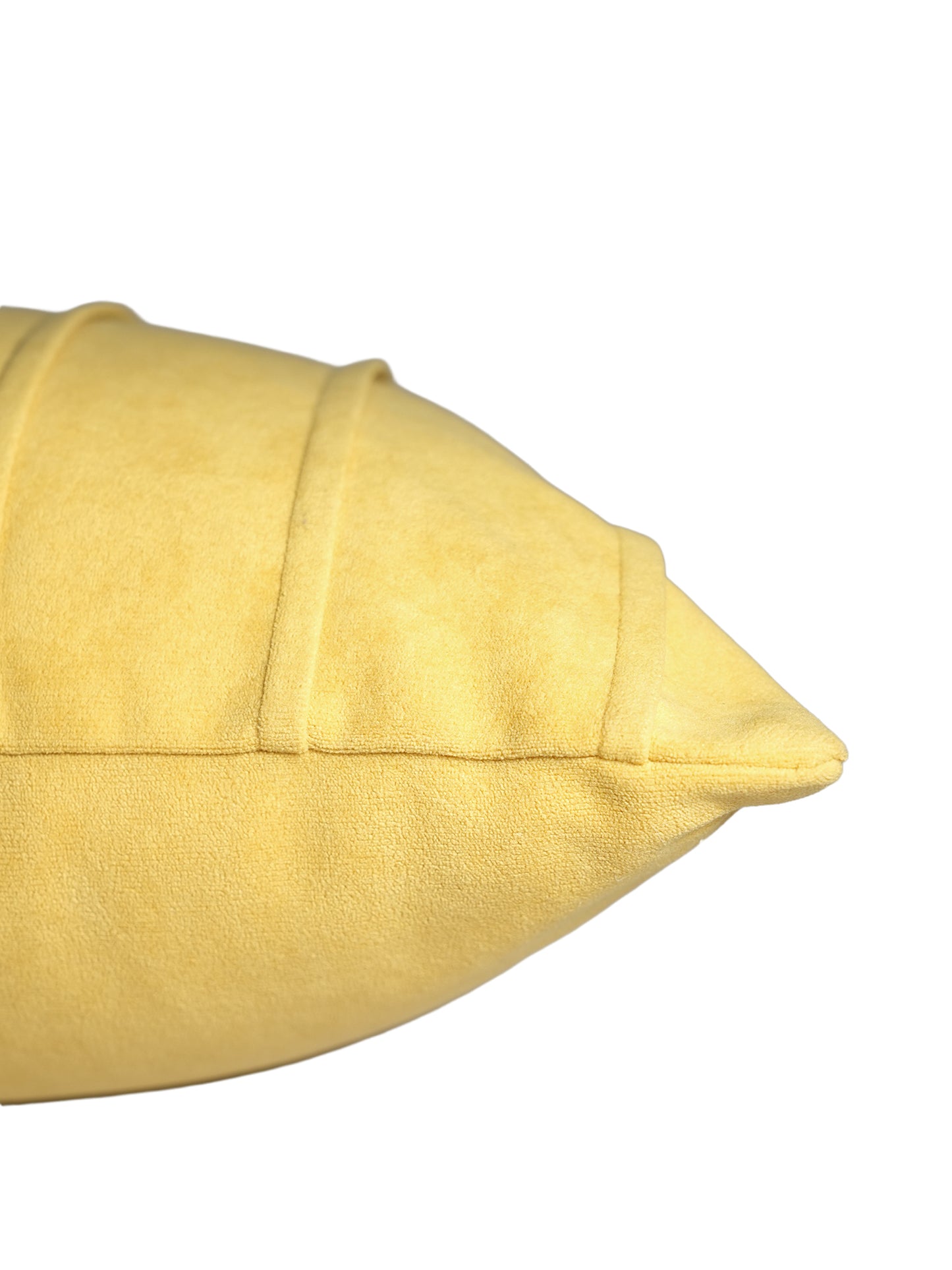 Hand Embroidered Cushion Cover - Luxe Collection | Sofa, Bedroom, Couch | Polycanvas Applique with Floral Embroidery and Moti Work- Yellow - 12x22 inch (30x55 cms) (Pack of 1)