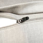Polyester Blend Cushion Cover - Grey, Arri Work 12x22 inches, Set of 1