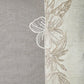 Floral Embroidered Patchwork Cushion Cover 16 Inch x 16 Inch | Beige