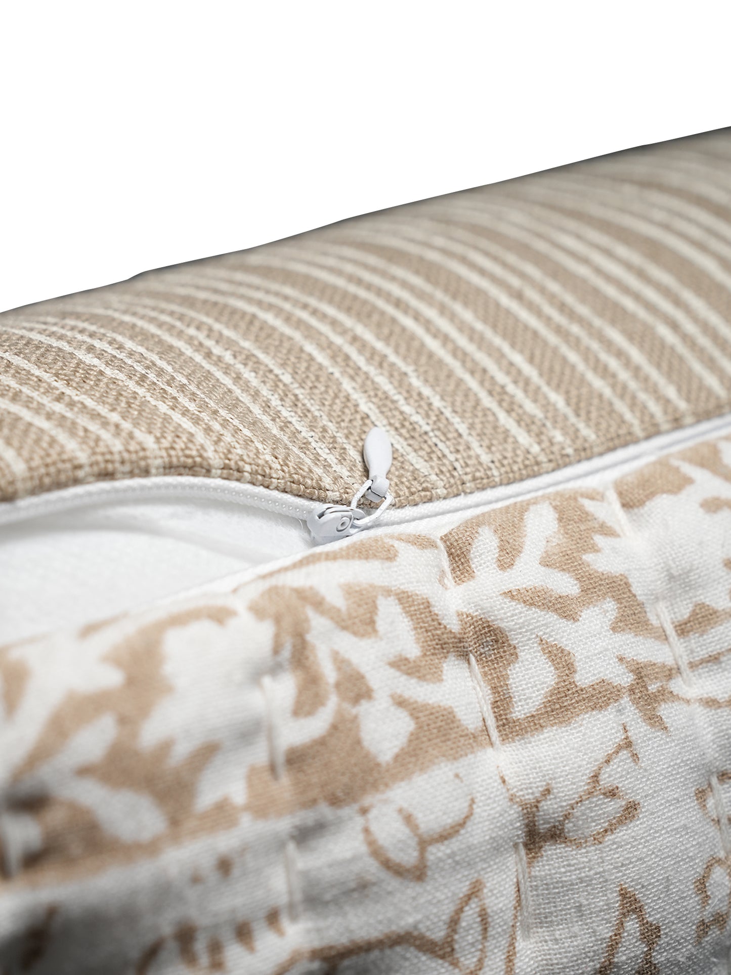 Block Printed Cushion Cover | Quilting - Cotton 18 x 18 inches