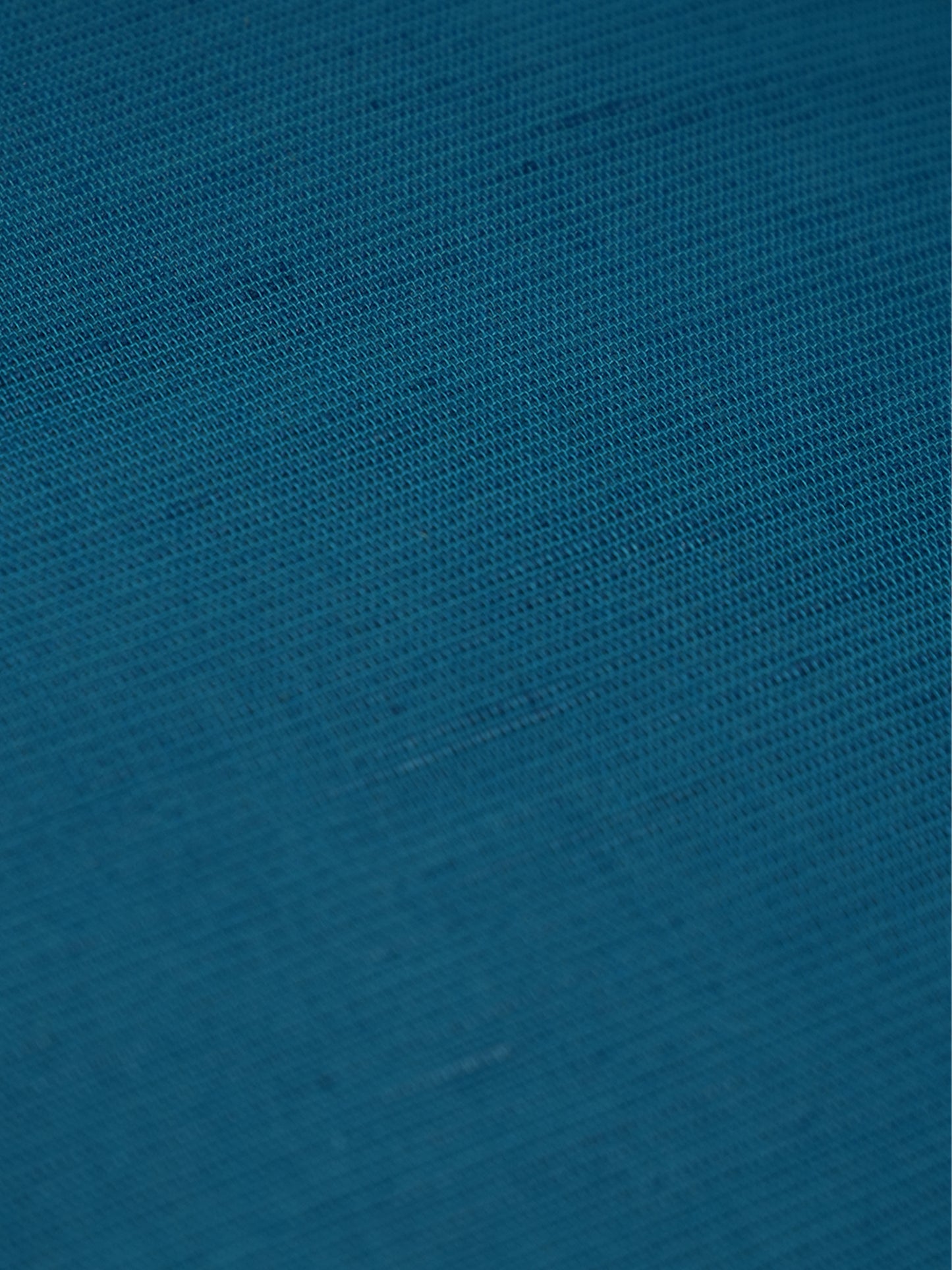 Blue Linen Cushion Cover-Flat Piping |16x16 inches,set of 1