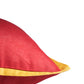 Linen Cushion Cover – Red, Flat Piping 16x16 inch Set of 1