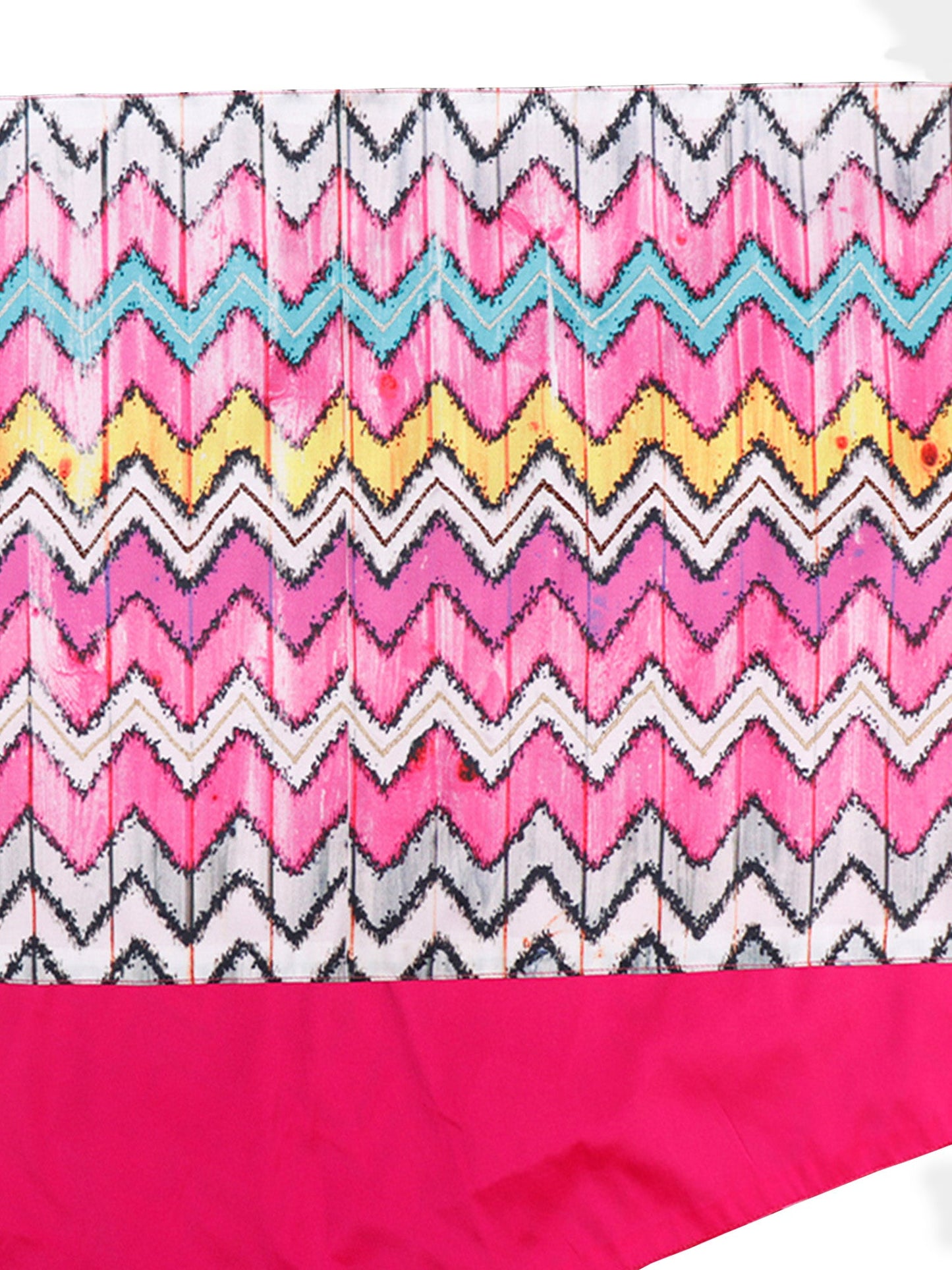 Table Runner 100% polyester  Chevron  Multi - 12" X 84"