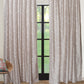 Door Curtain Polyester Blend  Off White - 54" X 84"