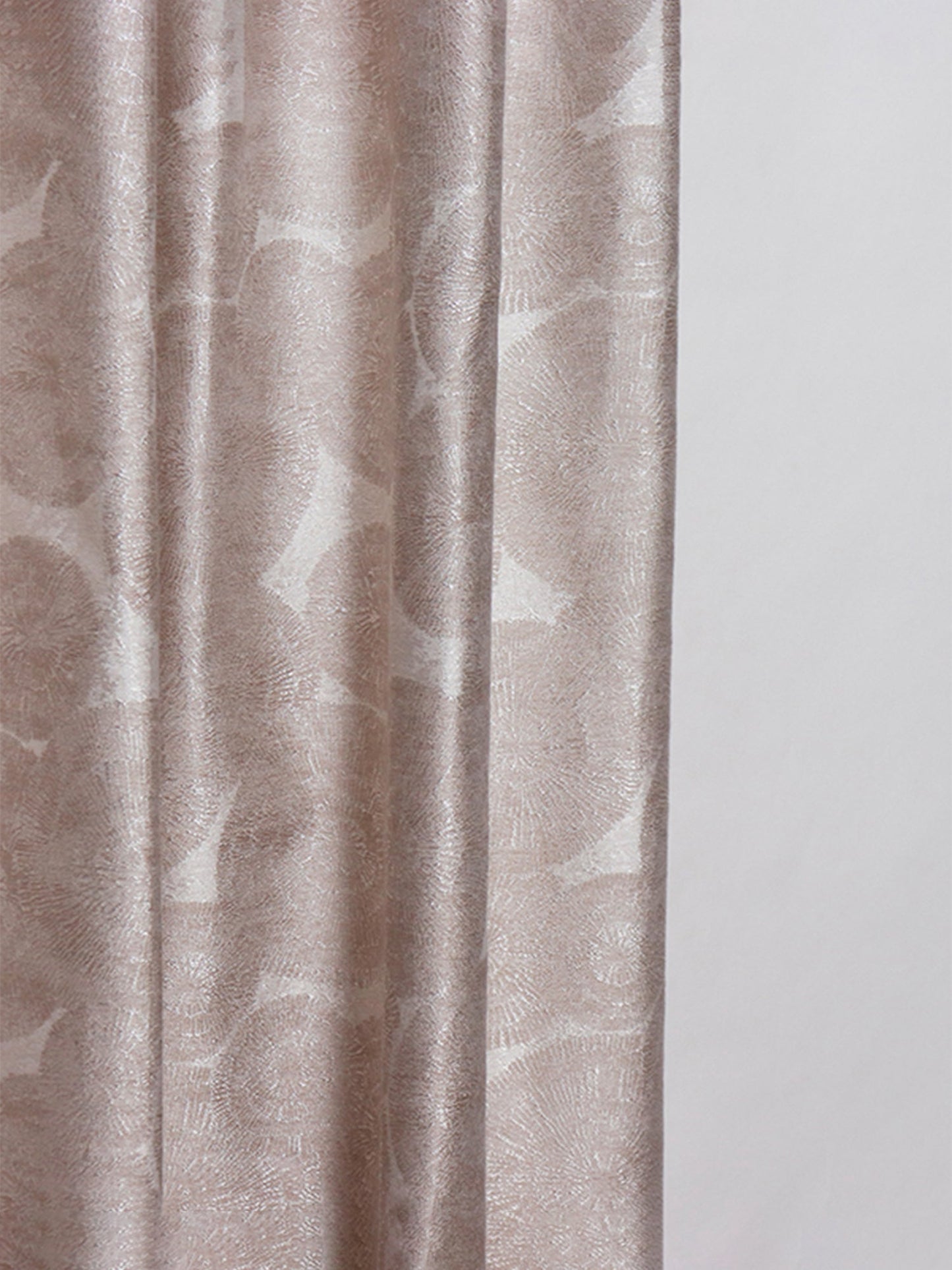 Door Curtain Polyester Blend  Off White - 54" X 84"