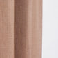 Brown Solid Room Darkening Long Door Curtain- 54"X84"