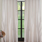 Door Semi-Sheer Curtain 100% Polyester Off White - 54" X 84"