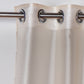 Door Semi-Sheer Curtain 100% Polyester Off White - 54" X 84"