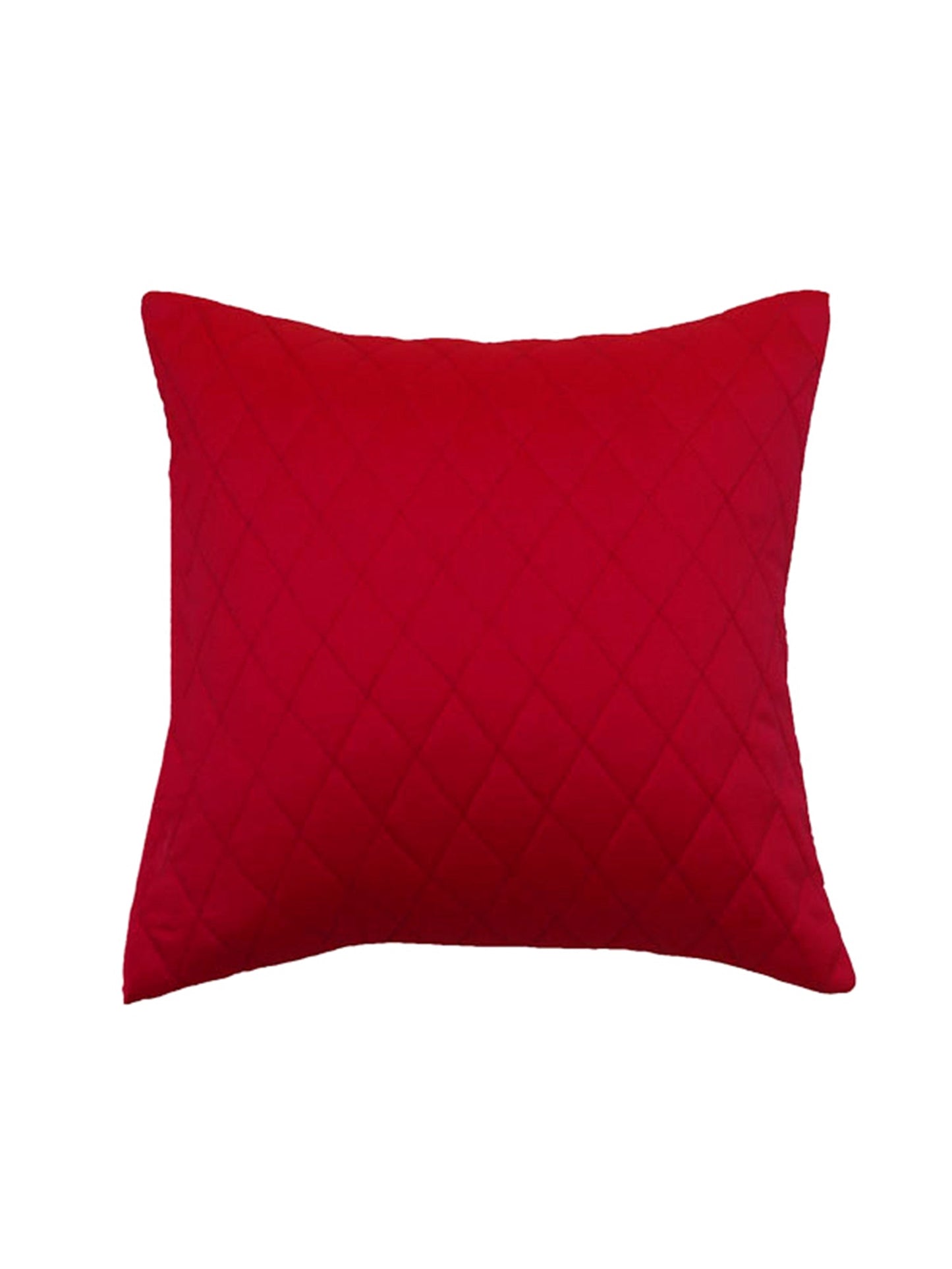 Cushion Cover 100% Polyester  Polyester Pink Quilted Cushion Cover, 12"X12"