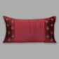 Embroidered Cushion Cover 100% Polyester Pinching Solid - 12" X 22"