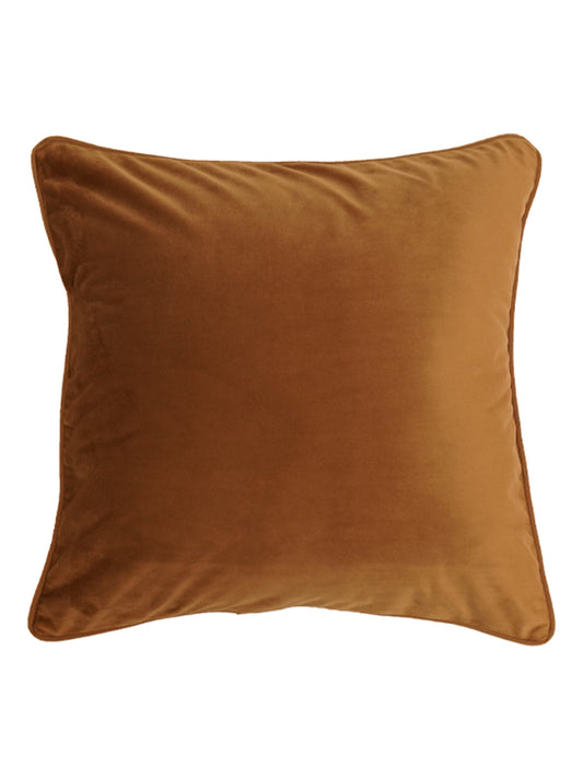 Cushion Cover Velvet  Brown - 20"X 20"