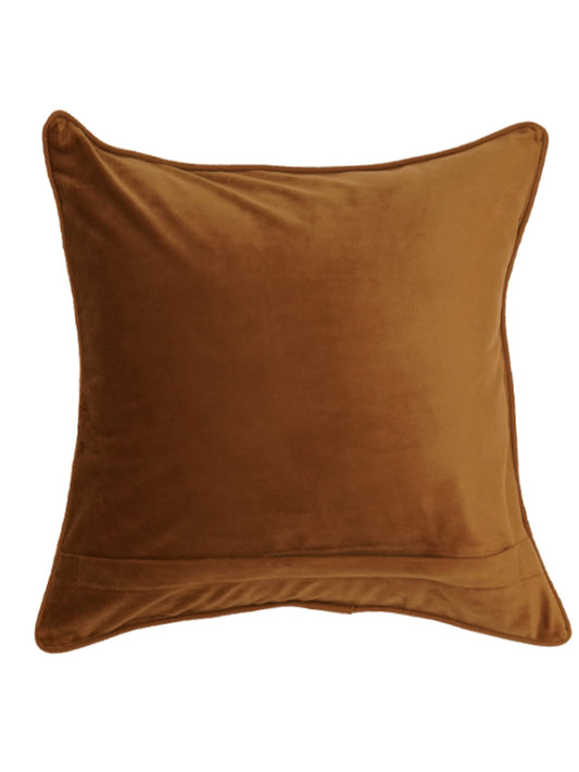 Cushion Cover Velvet  Brown - 20"X 20"