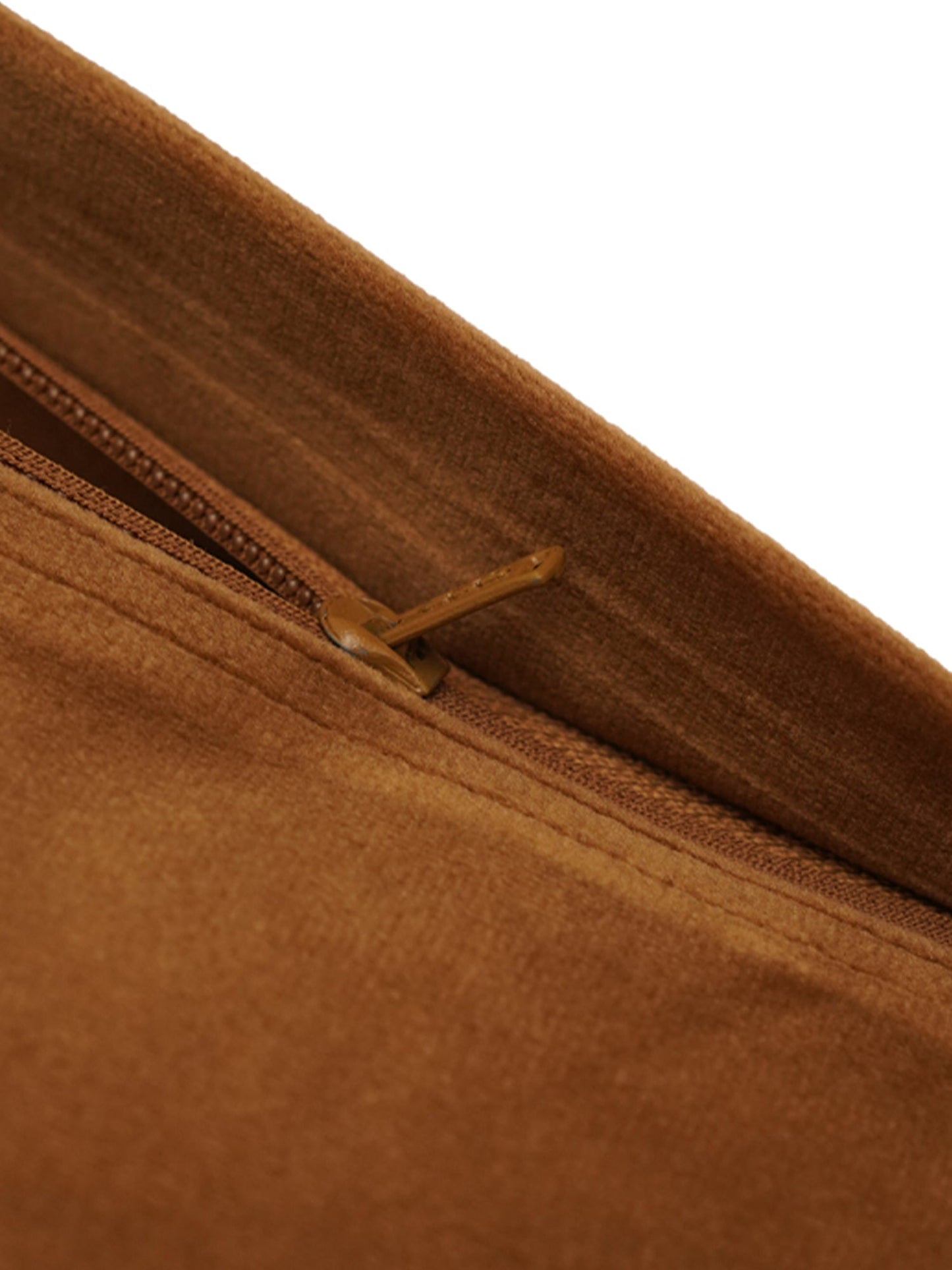 Cushion Cover Velvet  Brown - 20"X 20"