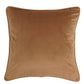 Cushion Cover Solid Velvet Golden 16"X16"
