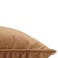 Cushion Cover Solid Velvet Golden 16"X16"