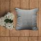 Technique Cushion Cover Pleated 100% Cotton Beige - 20" X 20"