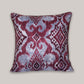 Cushion Cover Velvet Printed Ikat Maroon - 20"X20"