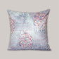 Cushion Cover Velvet Print Abstract Blue - 16"X16"